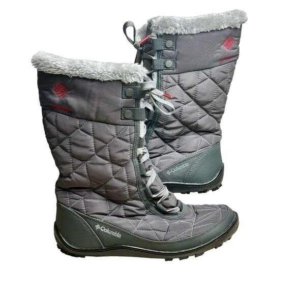 Columbia Minx Mid II Omni Heat Boot Size 6 Shale Gray Winter Boots Waterproof - Picture 3 of 16